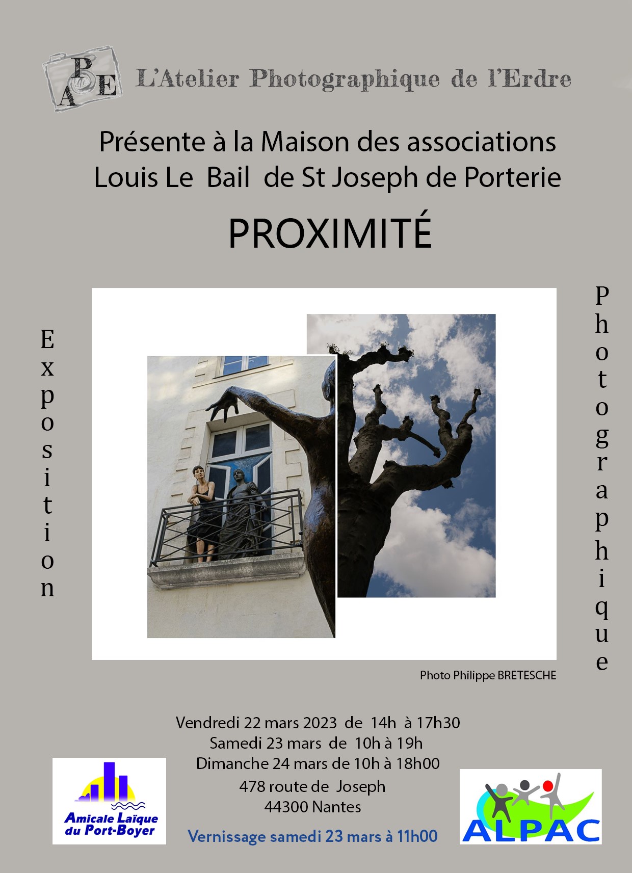 L'ALPB organise PROXIMITE, par l'Atelier Photographique de l'Erdre